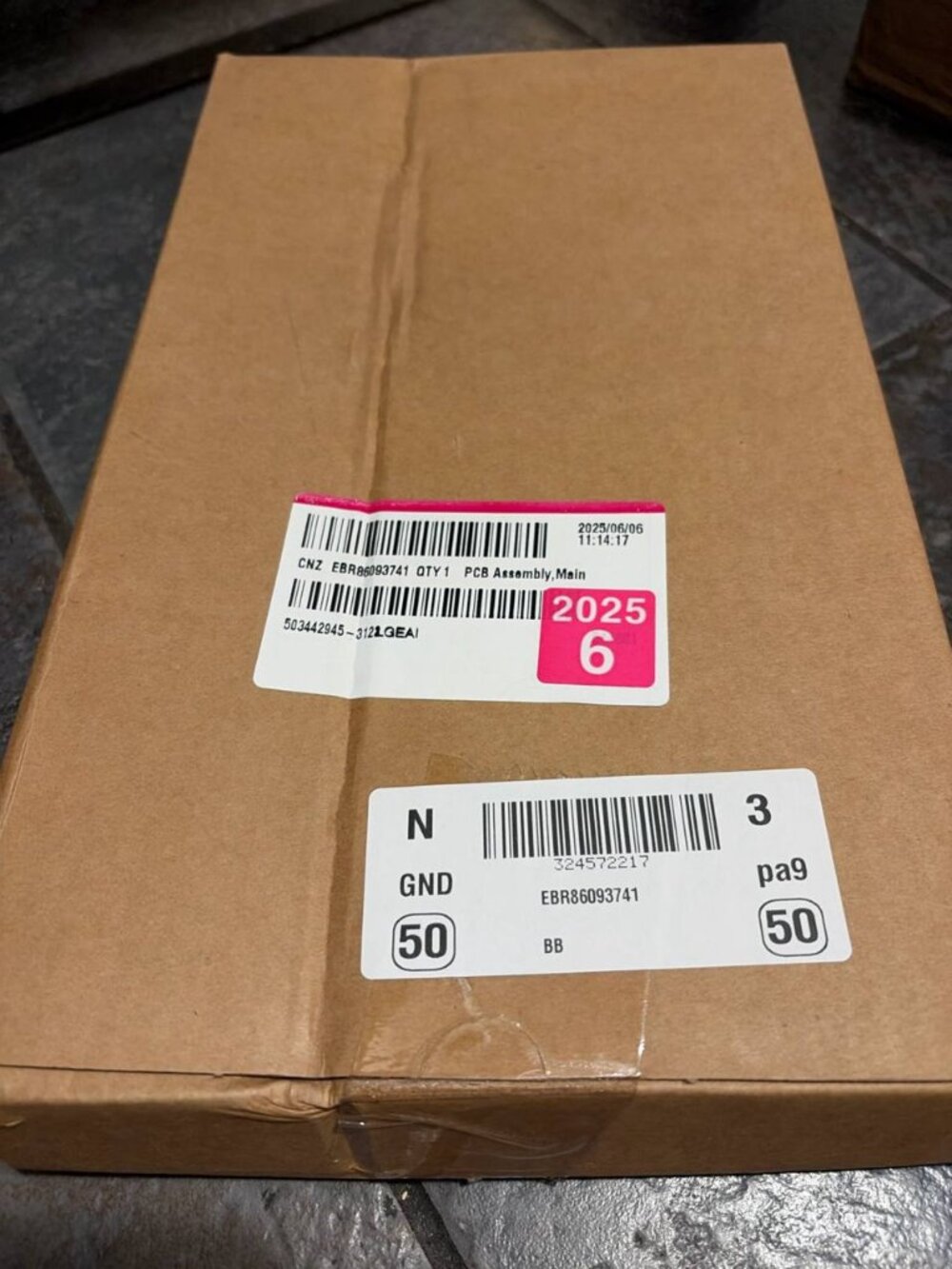 EBR86093741 Control board Refrigerator BRAND NEW OEM DIRECTLY FROM LG